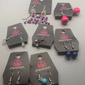 7ct Paparazzi Assorted Earrings NEW IN PACKAGE